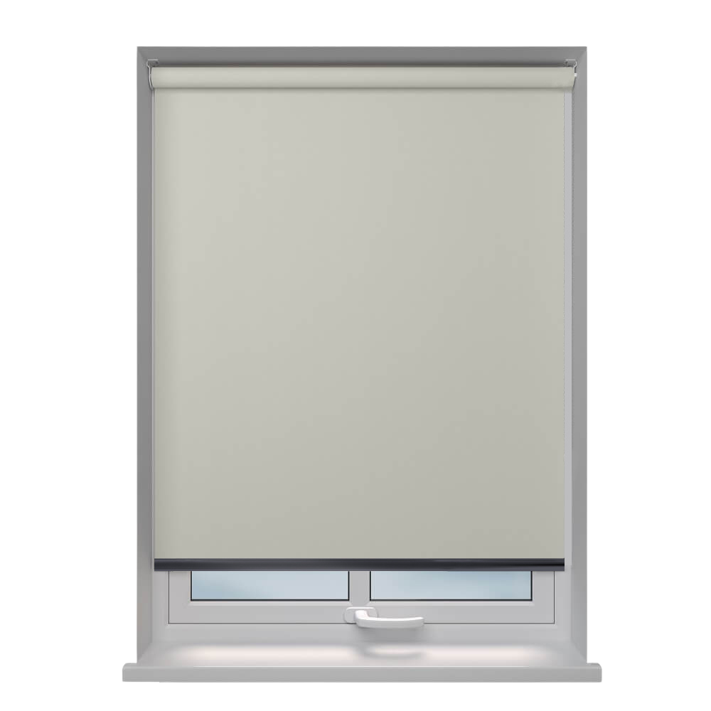 Made-To-Measure Smart Blackout Blind In Light Grey