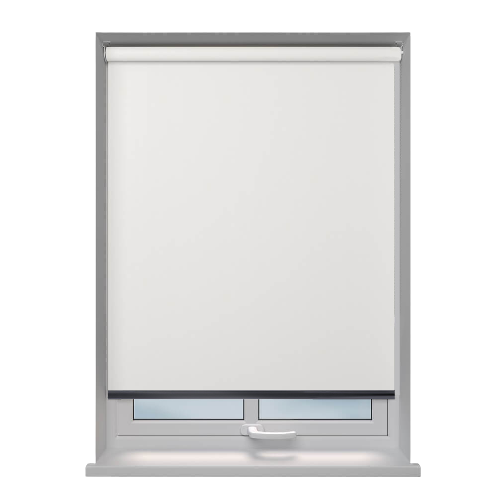 Made-To-Measure Smart Blackout Blind In White
